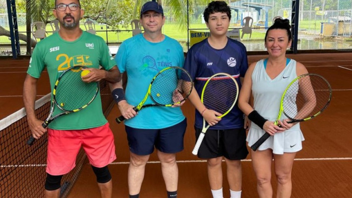 Torneio Junino de Tênis AABB Maceió reúne 76 atletas em disputas emocionantes