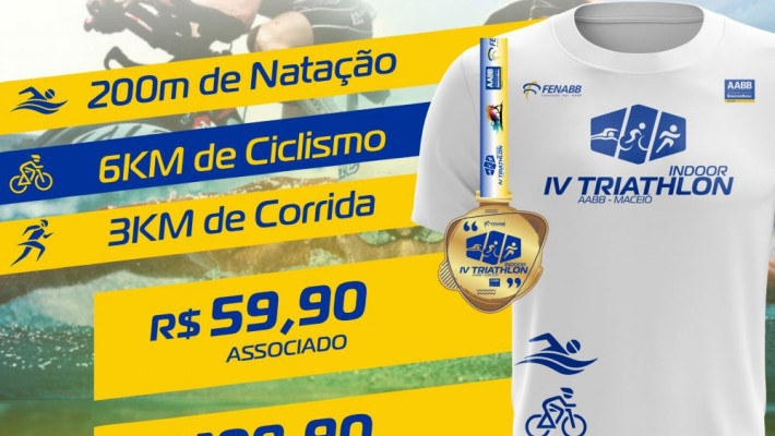 Vem aí o IV Triathlon Indoor AABB Maceió 2025